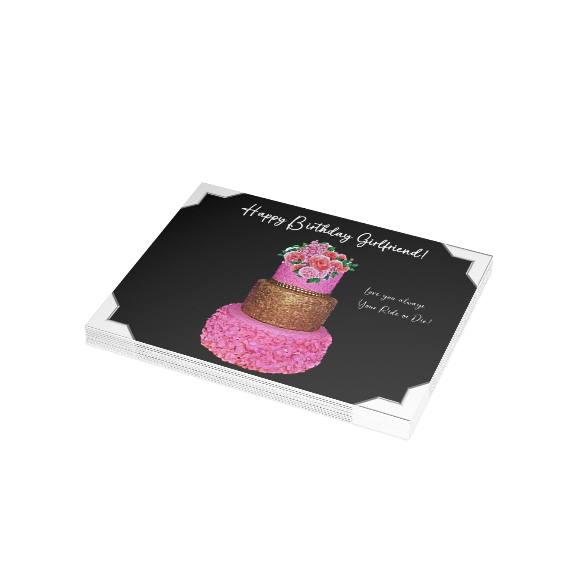 Personalized Note Card: Add a Personal Touch with Customized Stationery for Every Occasion. Happy Birthday Girlfriend Notecard
