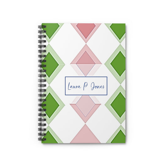 Pink Diamond Spiral Notebook