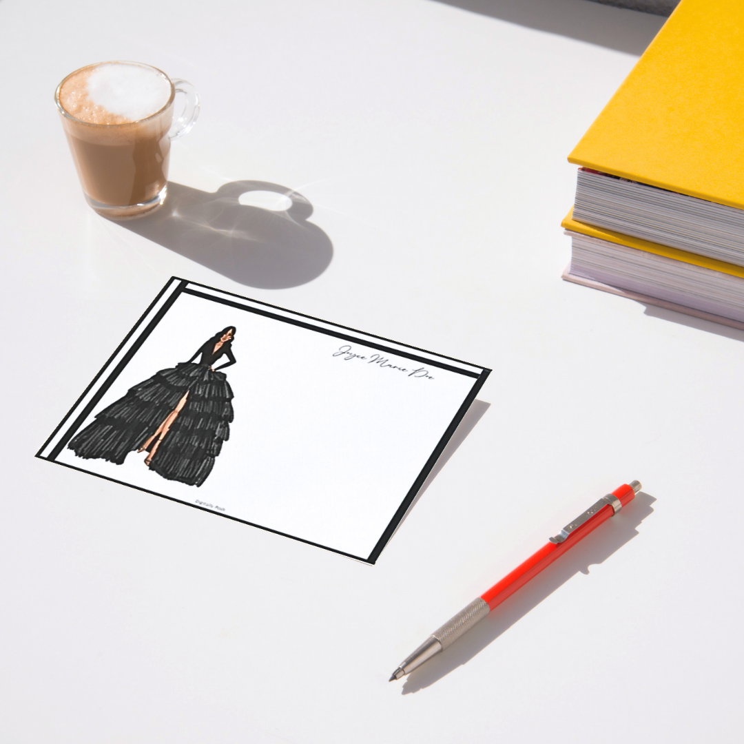 Personalized Note Card: Add a Personal Touch with Customized Stationery for Every Occasion. Better Me Notecard (envelopes included)