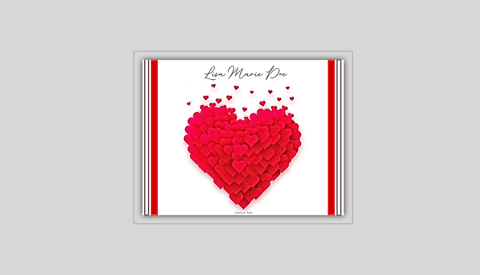 Personalized Note Card: Add a Personal Touch with Customized Stationery for Every Occasion. Power of Love Notecard
